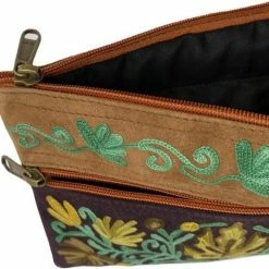 Groothandel ✔️ Beste recensies van 🔔 Merkloos Dames Polstas Zwart Suède Leer Met Handborduurwerk In Geel En Oranje 🌟 🧨 -Tassen-dames Verkoop 550x525