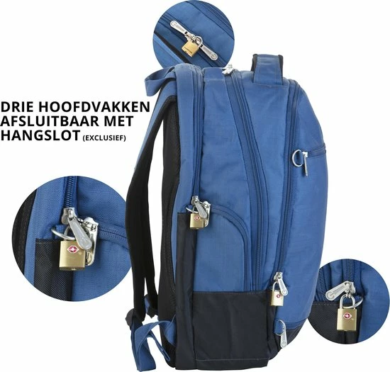 Beste deal ๐ Beste Verkoop ๐ฏ CarryOn Laptop Rugzak - Daily Laptoptas 28 Liter - Blauw ๐ ๐ 8 Beste deal ๐ Beste Verkoop ๐ฏ CarryOn Laptop Rugzak - Daily Laptoptas 28 Liter - Blauw ๐ ๐ - Afbeelding 8