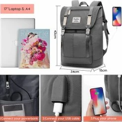 Hete verkoop 🥰 Nieuw 🧨 Merkloos School 🎒 🎒 Backpack , Waterproof , School Bachpack Multifunction 💯 🎁 -Tassen-dames Verkoop 550x532 4