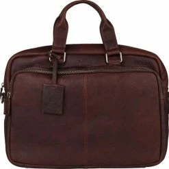 Beste Pirce โ Beste Verkoop ๐ฅฐ Burkely Antique Avery Unisex Laptoptas 15,6'' - Bruin โญ ๐