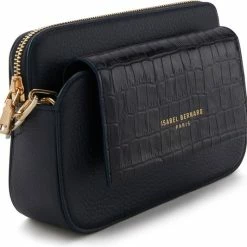 Nieuw 🎁 Beste Verkoop ⭐ Isabel Bernard Femme Forte Dames Crossbody Tas Leer - Blauw 🧨 👏 -Tassen-dames Verkoop 550x533 2