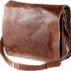 Uitgang 🔔 Beste recensies van ✔️ Oncedoce Laptoptas 17 Inch – Vintage Look Tas Bruin Echt Leer - Boekentas Almeria 17 – Handgemaakte A3 Aktetas 😉 ✨