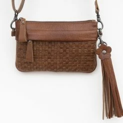 Nieuw 😀 Goedkoopste 🥰 Bag2Bag Lederen Schoudertasje - Clutch Calgary Totone Cognac ⭐ ✔️