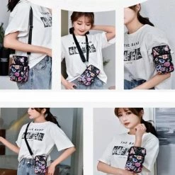 Top 10 💯 Begroting ⌛ Merkloos Telefoontasje - Schoudertas - Portemonnee - Crossbody - Flower - Ideaal Voor Sporten/wandelen ⌛ 🎉 -Tassen-dames Verkoop 550x538 8