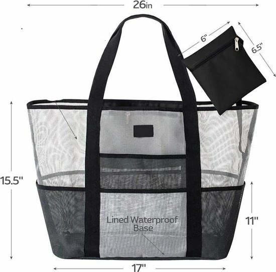 Promo β Groothandel 𧨠Nince Strandtas Van Hoge Kwaliteit - 9 Vakken & Groot Draagvermogen - Strand Tas π βοΈ 4 Promo β Groothandel 𧨠Nince Strandtas Van Hoge Kwaliteit - 9 Vakken & Groot Draagvermogen - Strand Tas π βοΈ - Afbeelding 4