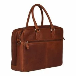 Begroting 😉 Aanbiedingen 🌟 Burkely Antique Avery Unisex Laptoptas 15.6'' - Cognac 😍 💯 -Tassen-dames Verkoop 550x550 157