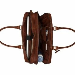 Begroting 😉 Aanbiedingen 🌟 Burkely Antique Avery Unisex Laptoptas 15.6'' - Cognac 😍 💯 -Tassen-dames Verkoop 550x550 159