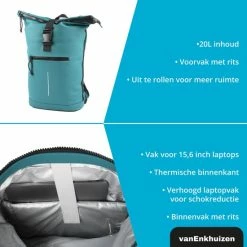 Goedkoopste 🔔 Flash-uitverkoop 🔥 Van Enkhuizen VanEnkhuizen Storm - Rugzak Petrol 👍 🎉 -Tassen-dames Verkoop 550x550 166