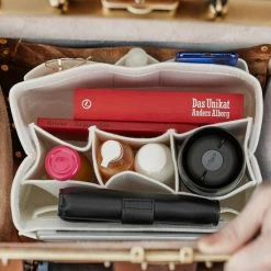 Gloednieuw ✔️ Top 10 ❤️ Relaxdays Tas Organizer Vilt - Bag In Bag Wit - Handtas Organizer - Vilten Bag Organizer - L 🌟 ✔️ -Tassen-dames Verkoop 550x550 178