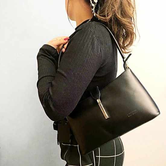 Beste deal π Nieuw π Giuliano Handtas Zwart Leder Baguette | Kywi Jewelry π 𧨠3 Beste deal π Nieuw π Giuliano Handtas Zwart Leder Baguette | Kywi Jewelry π 𧨠- Afbeelding 3