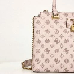 Hete verkoop 😀 Promo 🔥 Guess Medium Schoudertas / Crossbody Tas Dames - Centre Stage - Wit 😀 😀 -Tassen-dames Verkoop 550x550 21