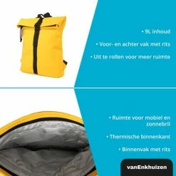 Top 10 🔔 Beste recensies van 🔔 Van Enkhuizen VanEnkhuizen Rolltop Rugzak 9 Liter - Waterafstotend En Thermo Materiaal - Geel 🛒 🎉 -Tassen-dames Verkoop 550x550 343