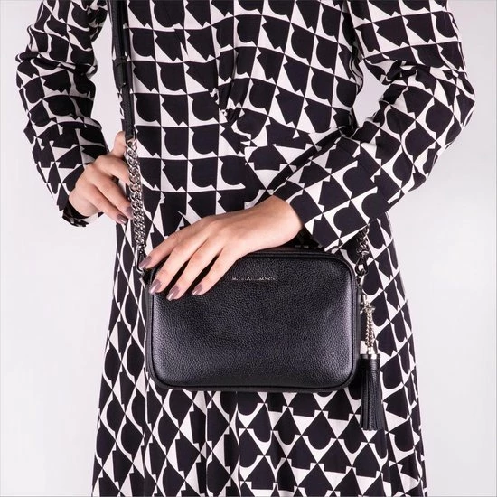 Gloednieuw ๐ฅฐ Nieuw ๐คฉ Michael Kors Crossbodytas Jet Set Leer - Zwart ๐ โ 6 Gloednieuw ๐ฅฐ Nieuw ๐คฉ Michael Kors Crossbodytas Jet Set Leer - Zwart ๐ โ - Afbeelding 6