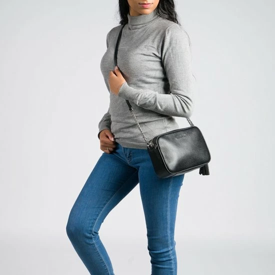 Gloednieuw ๐ฅฐ Nieuw ๐คฉ Michael Kors Crossbodytas Jet Set Leer - Zwart ๐ โ 8 Gloednieuw ๐ฅฐ Nieuw ๐คฉ Michael Kors Crossbodytas Jet Set Leer - Zwart ๐ โ - Afbeelding 8