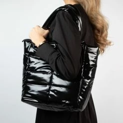 Beste recensies van ⌛ Goedkoop 🌟 Sacha - Zwarte Puffy Shopper Met Lak Look 🌟 ✔️ -Tassen-dames Verkoop 550x550 461
