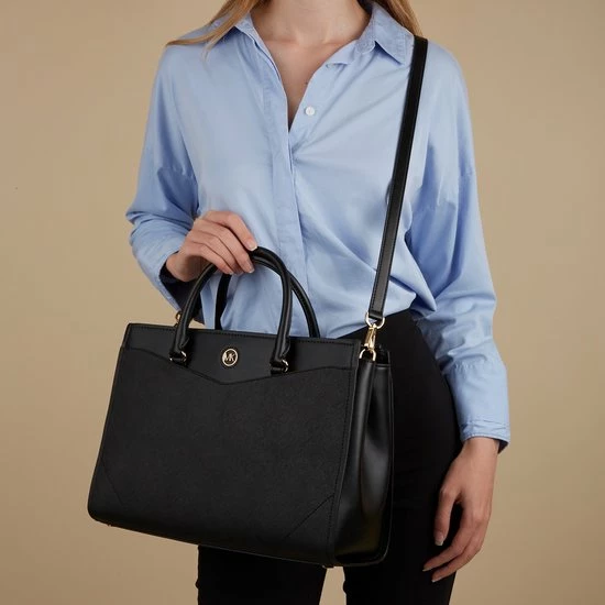 Groothandel β€οΈ Beste recensies van β Michael Kors Dames AktetasCrossbody Tas Leer - Zwart π π 2 Groothandel β€οΈ Beste recensies van β Michael Kors Dames AktetasCrossbody Tas Leer - Zwart π π - Afbeelding 2