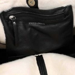 Promo 👍 Hete verkoop 🧨 Emily & Noah Ivana Shopper Black/beige 😍 🛒 -Tassen-dames Verkoop 550x550 469