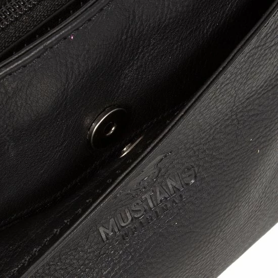 Coupon 🤩 Coupon 😍 Mustang® Official Mustang Catania Schoudertas Leer Zwart 😀 🎉 5 Coupon 🤩 Coupon 😍 Mustang® Official Mustang Catania Schoudertas Leer Zwart 😀 🎉 - Afbeelding 5