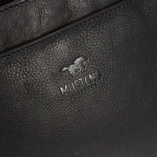 Coupon 🤩 Coupon 😍 Mustang® Official Mustang Catania Schoudertas Leer Zwart 😀 🎉 6 Coupon 🤩 Coupon 😍 Mustang® Official Mustang Catania Schoudertas Leer Zwart 😀 🎉 - Afbeelding 6