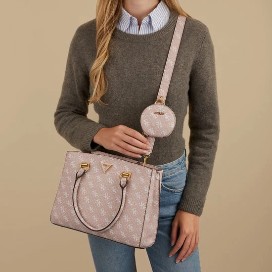 Top 10 π Begroting π GUESS Brera Dames Crossbody TasHandtas Kunstleer - Roze π π― 2 Top 10 π Begroting π GUESS Brera Dames Crossbody TasHandtas Kunstleer - Roze π π― - Afbeelding 2