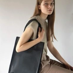 Beste Verkoop 👍 Top 10 😍 MYOMY Schoudertas Hunter Leer - Zwart 👏 🔔 -Tassen-dames Verkoop 550x550 721