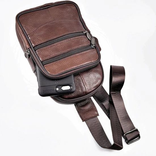 Top 10 π Gloednieuw π Esde2 Vintage Crossbody Tas Dames En Heren - Bruin Leren - Rechterhand Zijtas - Vakantie Tasje β π 5 Top 10 π Gloednieuw π Esde2 Vintage Crossbody Tas Dames En Heren - Bruin Leren - Rechterhand Zijtas - Vakantie Tasje β π - Afbeelding 5