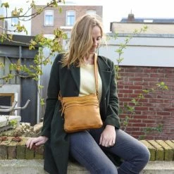 Hete verkoop 🌟 Beste deal ✨ Bear Design Luna Leren Schoudertas - Groen ❤️ 🎁 -Tassen-dames Verkoop 550x550 98