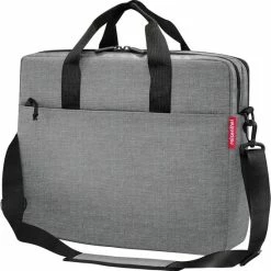 Begroting 🛒 Gloednieuw 🔥 Reisenthel Workbag Schoudertas Werktas - 13L - Twist Silver Grijs 😀 🎉 -Tassen-dames Verkoop 550x552 6