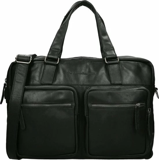 Uitgang ✨ Beste Verkoop 🎉 Chesterfield Misha Leren Laptoptas - 17 Inch - Zwart 😀 🌟 1 Uitgang ✨ Beste Verkoop 🎉 Chesterfield Misha Leren Laptoptas - 17 Inch - Zwart 😀 🌟