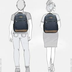 Begroting 😉 Coupon 👏 Enrico Benetti München 62121 Laptop Rugzak 17" - Blauw 😍 💯 -Tassen-dames Verkoop 550x561