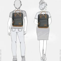 Uitgang ✔️ Aanbiedingen 😀 Enrico Benetti Santiago 46180 Laptoprugzak Met 17" Laptopvak - Grijs 😉 🤩 -Tassen-dames Verkoop 550x561 5