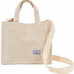 Nieuw 😉 Kopen 👍 Schoudertas - Crème | Corduroy | 26 X 21 X 9 Cm | Fashion Favorite ⌛ 👍