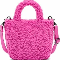 Beste Verkoop 🛒 Top 10 😍 UGG Maribel Mini Bag Sherpa Dames Tas - Neon Pink 😍 🛒