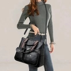 Korting 🤩 Top 10 🔥 N3 Collecties Damestassen Luxe Schoudertas Van Hoge Kwaliteit PU 🥰 ⭐ -Tassen-dames Verkoop 550x567 1