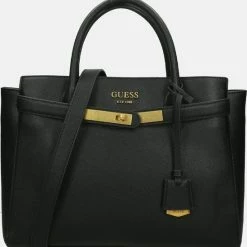 Nieuw 😍 Begroting 😉 Guess Enisa High Handtas Black 😀 🔥