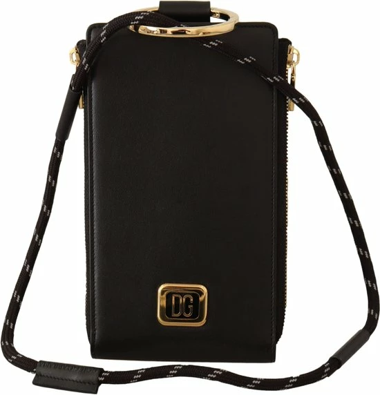 Groothandel ❤️ Top 10 ✨ Dolce & Gabbana - Black Leather Logo Plaque Neck Strap Card Coin Wallet ✔️ 🥰 2 Groothandel ❤️ Top 10 ✨ Dolce & Gabbana - Black Leather Logo Plaque Neck Strap Card Coin Wallet ✔️ 🥰 - Afbeelding 2