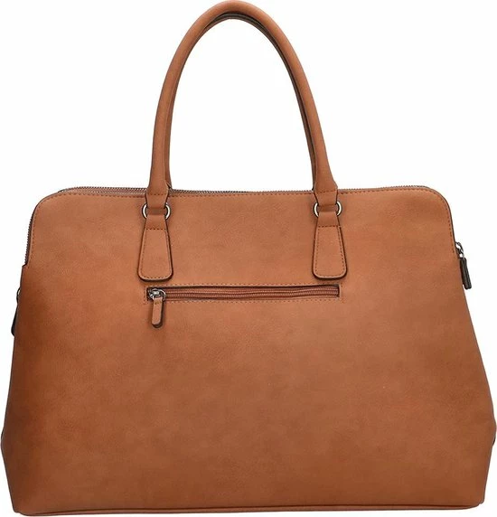 Beste Verkoop 🤩 Goedkoopste ⌛ Charm London Bromley Schoudertas / Laptoptas - 15,6 Inch - Cognac 🤩 ❤️ 4 Beste Verkoop 🤩 Goedkoopste ⌛ Charm London Bromley Schoudertas / Laptoptas - 15,6 Inch - Cognac 🤩 ❤️ - Afbeelding 4