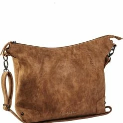 Goedkoop ⭐ Flash-uitverkoop ⭐ Daniel Ray Brevard Hobotas / Schoudertas - Cognac 👍 🥰 -Tassen-dames Verkoop 550x572 8