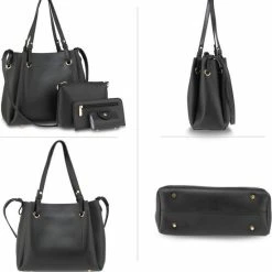 Flash-uitverkoop β Uitgang π Anna Grace Dames Schoudertas Zwart 4-delig Schoudertas, Heuptas, Portemonnee, Pasjes Mapje π β 8 Flash-uitverkoop β Uitgang π Anna Grace Dames Schoudertas Zwart 4-delig Schoudertas, Heuptas, Portemonnee, Pasjes Mapje π β -Tassen-dames Verkoop 550x573 8