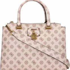 Hete verkoop π Promo π₯ Guess Medium Schoudertas / Crossbody Tas Dames - Centre Stage - Wit π π