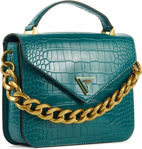 Groothandel π₯° Goedkoop βοΈ GUESS Crossbodytas Dames / Handtas - Fantasie - Leer - Retour Top Flap - Petrol π β€οΈ 2 Groothandel π₯° Goedkoop βοΈ GUESS Crossbodytas Dames / Handtas - Fantasie - Leer - Retour Top Flap - Petrol π β€οΈ - Afbeelding 2