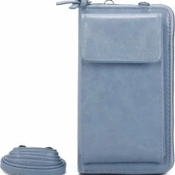 Goedkoopste ✔️ Begroting ✨ Merkloos Ines Delaure - Crossbody - Telefoontasje - Portemonnee - Mobiele Telefoon - Smartphone - Ciel 🛒 🛒 -Tassen-dames Verkoop 550x577 2