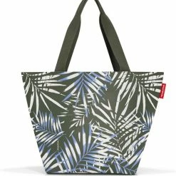 Uitgang 🧨 Flash-uitverkoop ❤️ Reisenthel Shopper M Handtas Shopper - 15L - Jungle Trail Green Groen 🛒 😀