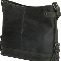 Groothandel ⭐ Goedkoopste 🧨 Hide & Stitches Idaho Schoudertas - Zwart 🌟 ⌛ -Tassen-dames Verkoop 550x585 1