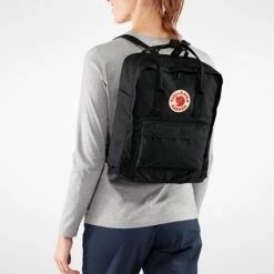 Flash-uitverkoop 😍 Beste recensies van 😀 Fjallraven Kånken Rugzak 16 Liter - Ochre-Chess Pattern 👏 👏 -Tassen-dames Verkoop 550x588 1