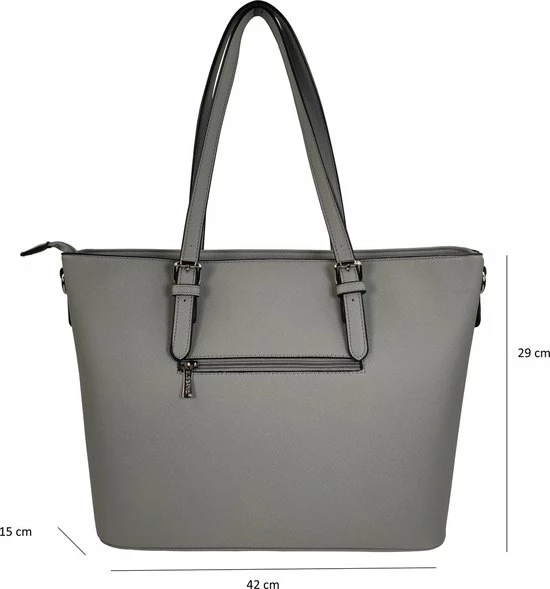 Promo β Beste Pirce π₯ Qischa® Schoudertas Saffiano - Eleganci - Extra Hoog - Geschikt Voor A4 Grijs. Ideaal Te Gebruiken Voor School Of Werk. β€οΈ β€οΈ 2 Promo β Beste Pirce π₯ Qischa® Schoudertas Saffiano - Eleganci - Extra Hoog - Geschikt Voor A4 Grijs. Ideaal Te Gebruiken Voor School Of Werk. β€οΈ β€οΈ - Afbeelding 2