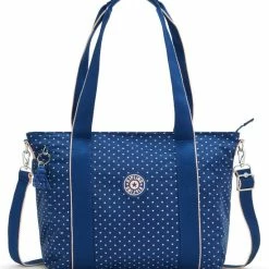 Top 10 🌟 Aanbiedingen 🤩 Kipling ASSENI S Tas - Soft Dot Blue ❤️ ✨