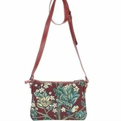 Hete verkoop ❤️ Kopen ✔️ Signare Schoudertas - Kunst - Tree Of Life Rood - William Morris 🥰 👏 -Tassen-dames Verkoop 550x594 2