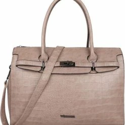 Flash-uitverkoop ๐ Coupon โ๏ธ Wimona Sofia 5003 Schoudertas / Laptoptas - 15 Inch - Taupe โ ๐งจ