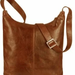 Promo 🎉 Hete verkoop ⭐ Saccoo Kleine Schoudertas / Crossbody Tas Dames - Leer - Caracas - Cognac 🛒 👍 -Tassen-dames Verkoop 550x608